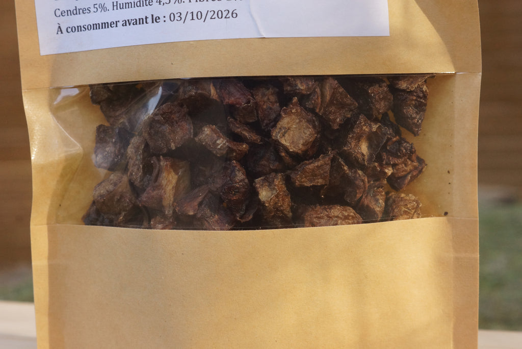 Mini dés de poumon de bœuf 50g 🥩